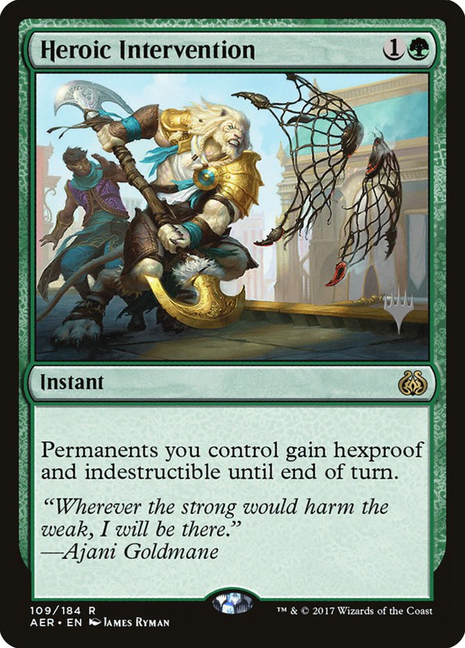 Heroic Intervention (Promo Pack) [Aether Revolt Promos] | Good Games Modbury