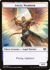 Elf Warrior // Angel Warrior Double-Sided Token [Kaldheim Tokens] | Good Games Modbury