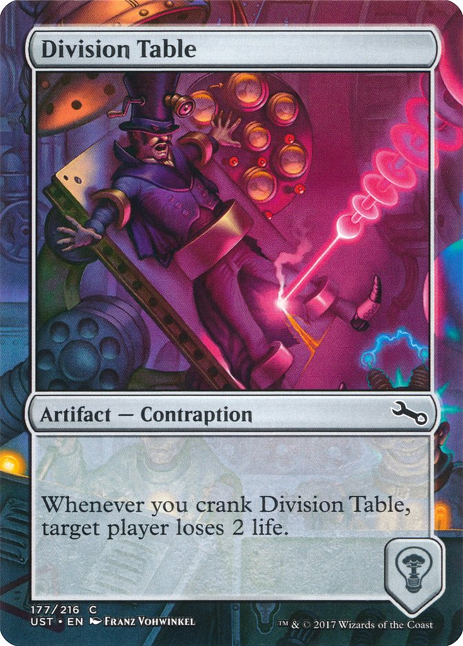 Division Table 177/216 (Unstable)  - Foil | Good Games Modbury