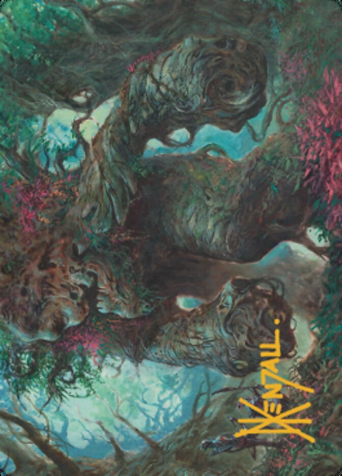 Magnigoth Sentry Art Card (Gold-Stamped Signature) [Dominaria United Art Series] | Good Games Modbury