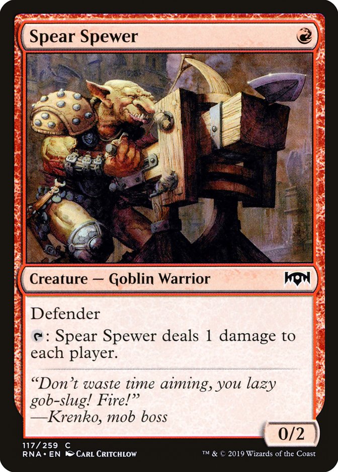 Spear Spewer [Ravnica Allegiance] | Good Games Modbury