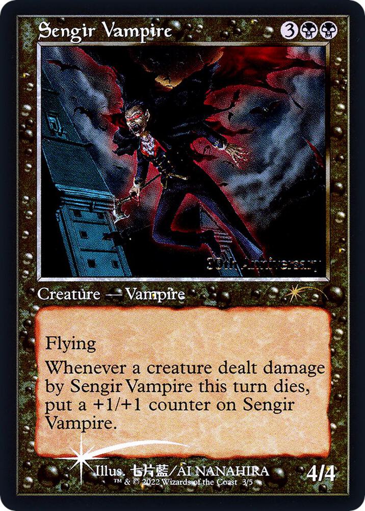 Sengir Vampire Retro Frame 3★/10 (30th Anniversary Promos)  - Foil | Good Games Modbury