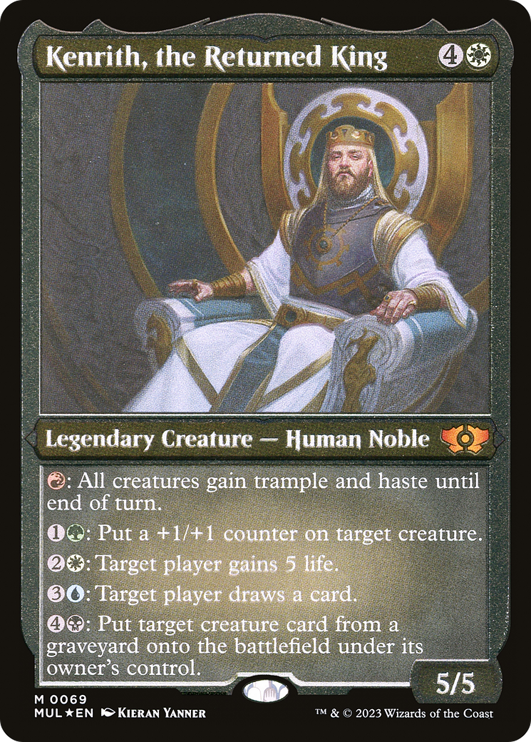 Kenrith, the Returned King (Foil Etched) [Multiverse Legends] | Good Games Modbury