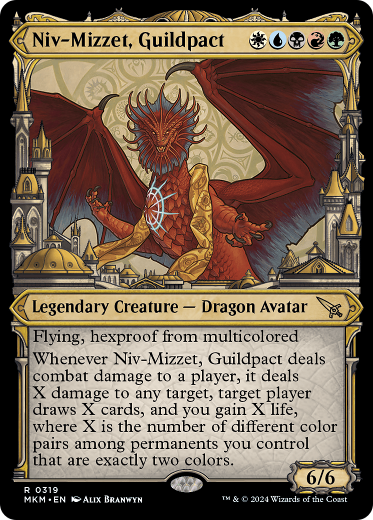 Niv-Mizzet, Guildpact (Showcase) (319) [Murders at Karlov Manor] | Good Games Modbury