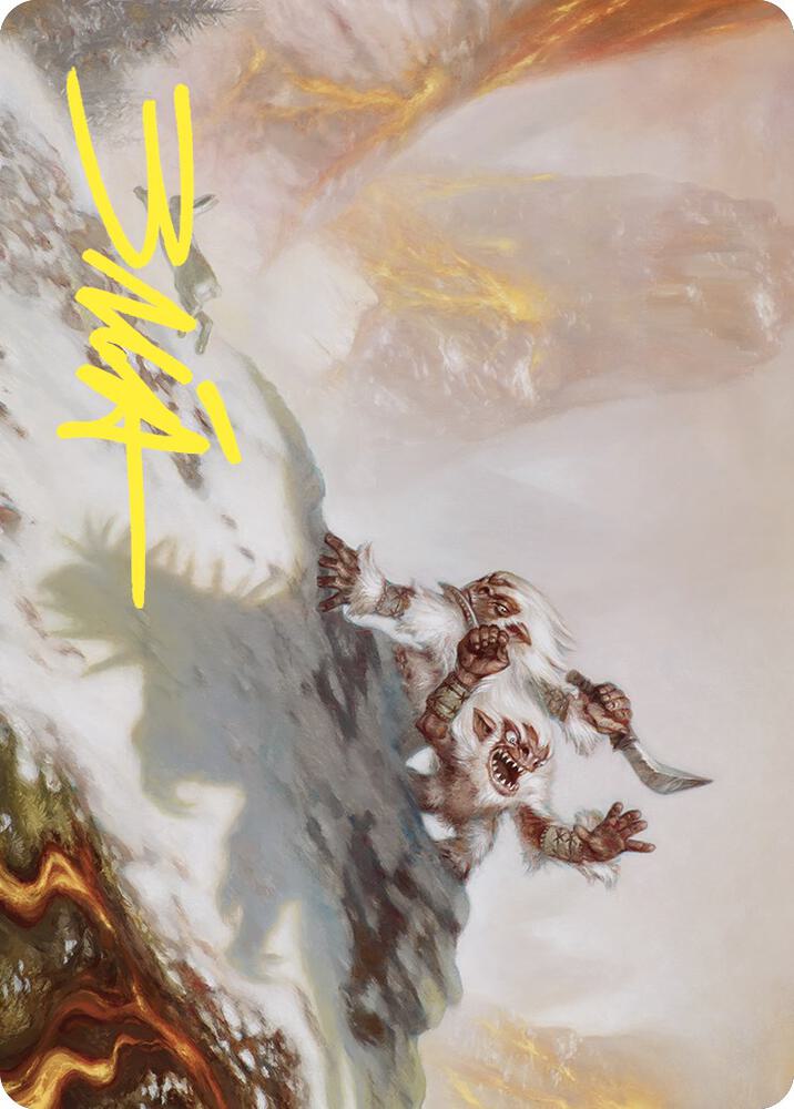 Dragon Fodder Art Card Gold Stamped Signature 21 (Art Series: Commander Masters)  | Good Games Modbury
