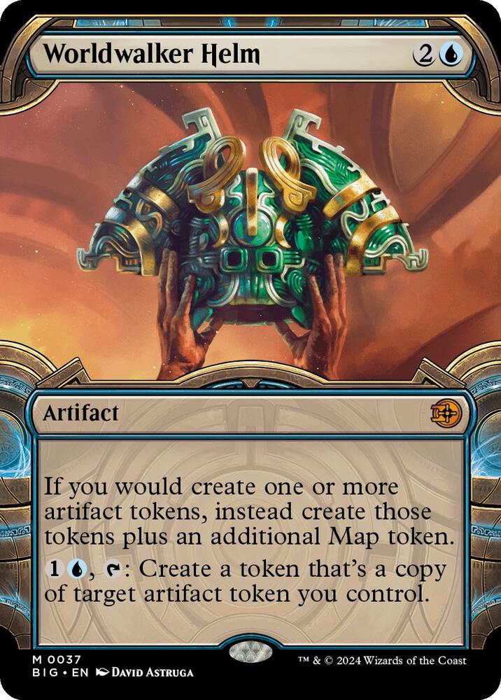 Worldwalker Helm 37 (Outlaws of Thunder Junction: The Big Score)  - Showcase Foil | Good Games Modbury