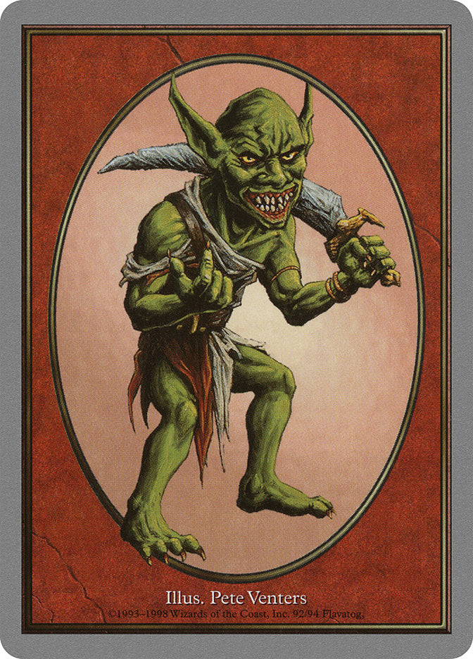 Goblin Token [Unglued Tokens] | Good Games Modbury