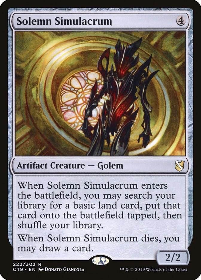 Solemn Simulacrum 222/302 (Commander 2019)  | Good Games Modbury