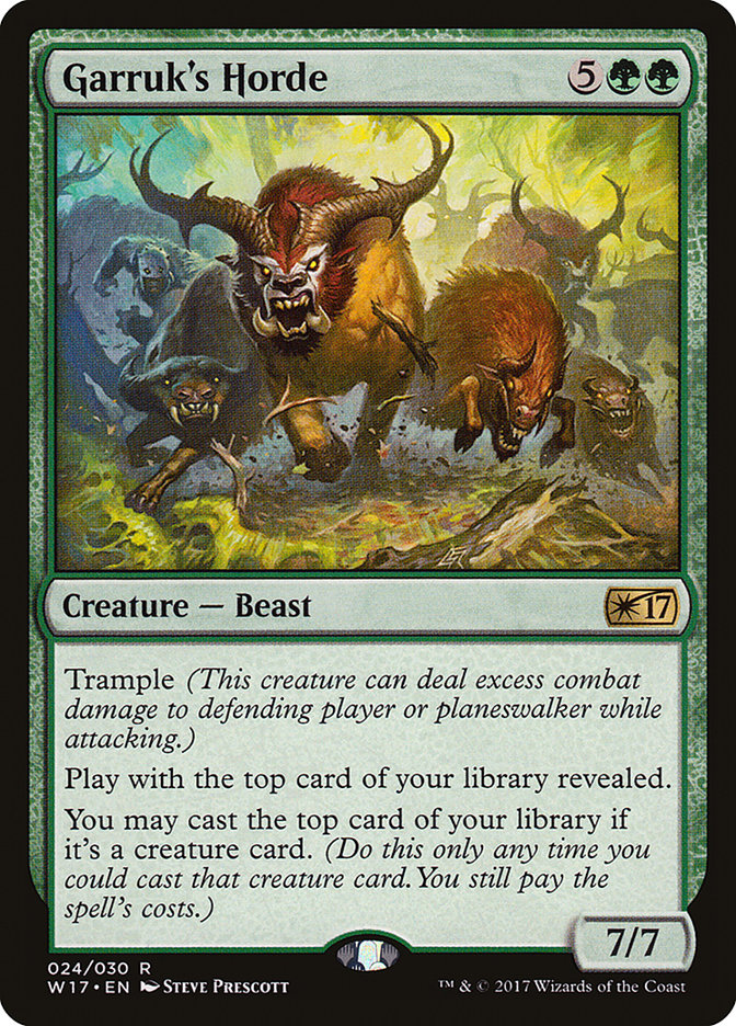 Garruk's Horde 24/30 (Welcome Deck 2017)  | Good Games Modbury