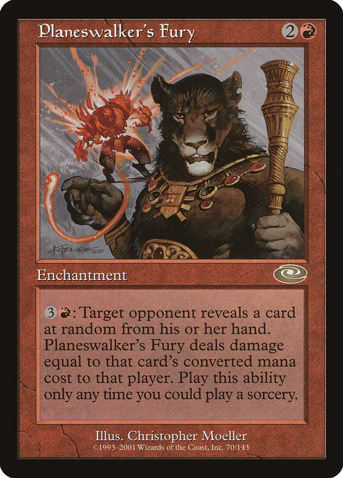 Planeswalker's Fury 70/143 (Planeshift)  - Foil | Good Games Modbury