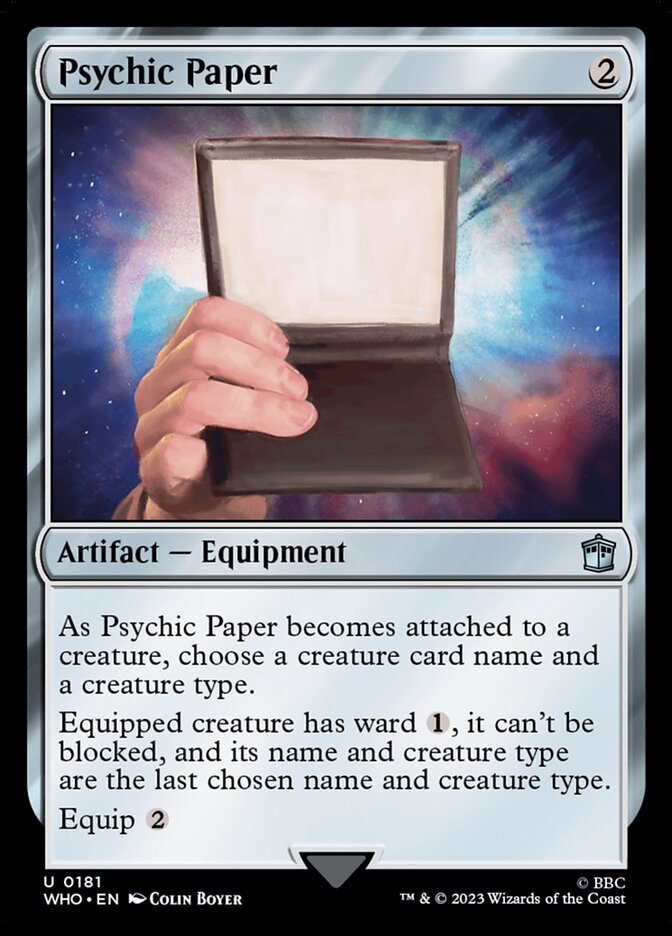 Psychic Paper 181/331 (Universes Beyond: Doctor Who)  | Good Games Modbury