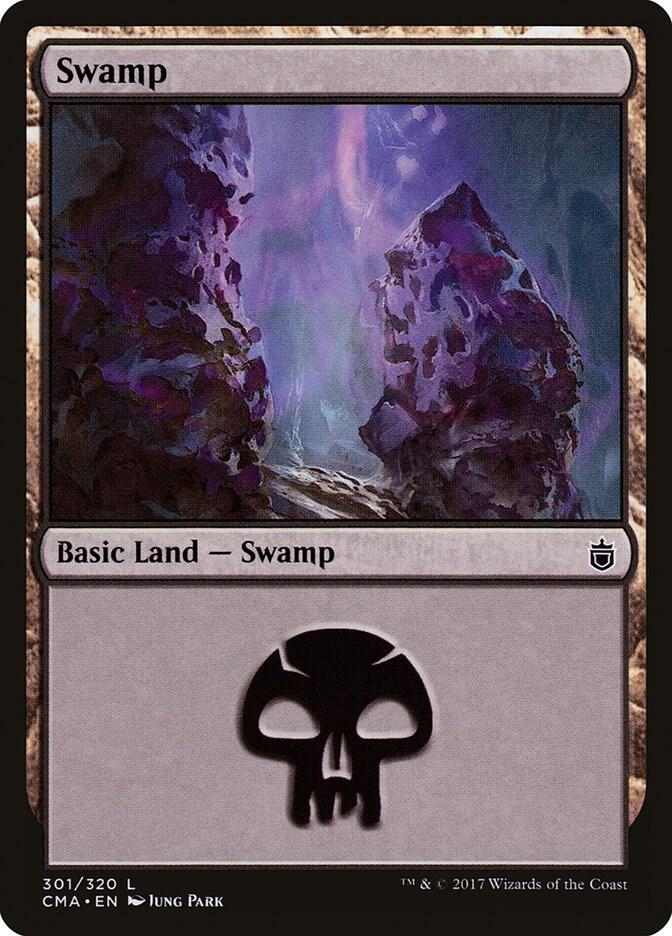 Swamp 301/320 (Commander Anthology)  | Good Games Modbury