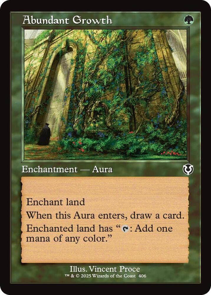 Abundant Growth 406/287 (Innistrad Remastered)  - Retro Foil | Good Games Modbury
