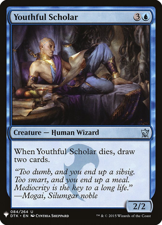 Youthful Scholar [Mystery Booster] | Good Games Modbury