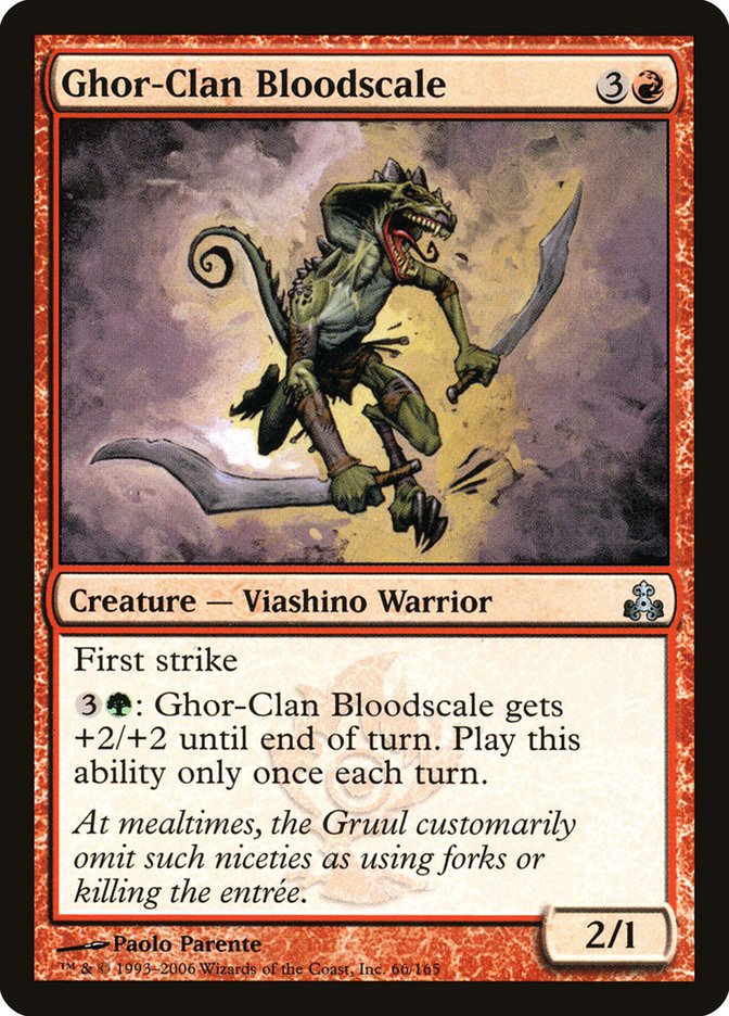 Ghor-Clan Bloodscale 66/165 (Guildpact)  - Foil | Good Games Modbury