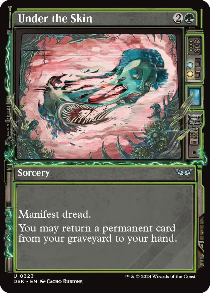 Under the Skin 323/286 (Duskmourn: House of Horror)  - Showcase Foil | Good Games Modbury