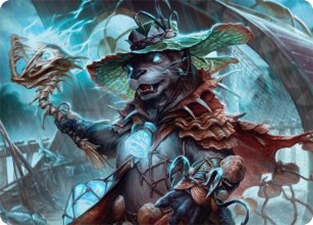 Tempest Angler Art Card 30 (Art Series: Bloomburrow)  | Good Games Modbury