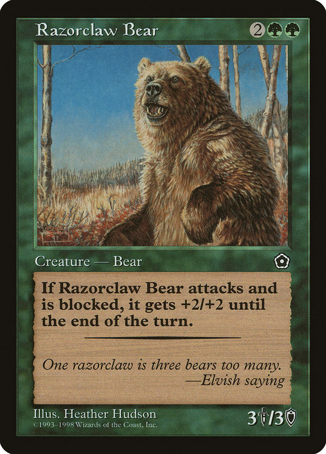 Razorclaw Bear 142/165 (Portal Second Age)  | Good Games Modbury