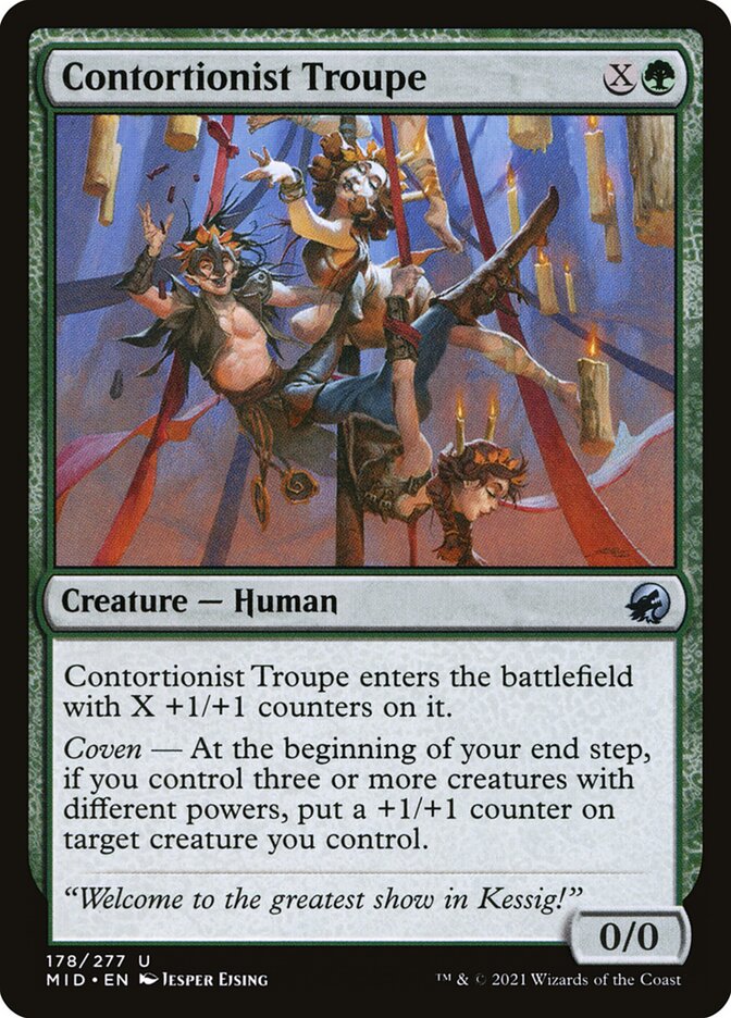 Contortionist Troupe 178/277 (Innistrad: Midnight Hunt)  | Good Games Modbury