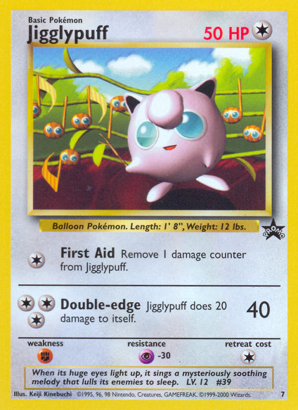 Jigglypuff (7) [Wizards of the Coast: Black Star Promos] | Good Games Modbury