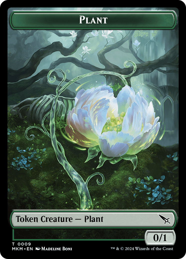 Plant Token [Murders at Karlov Manor Tokens] | Good Games Modbury