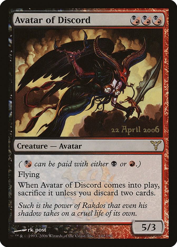 Avatar of Discord 140★/2 (Prerelease Cards)  - PreRelease Foil | Good Games Modbury