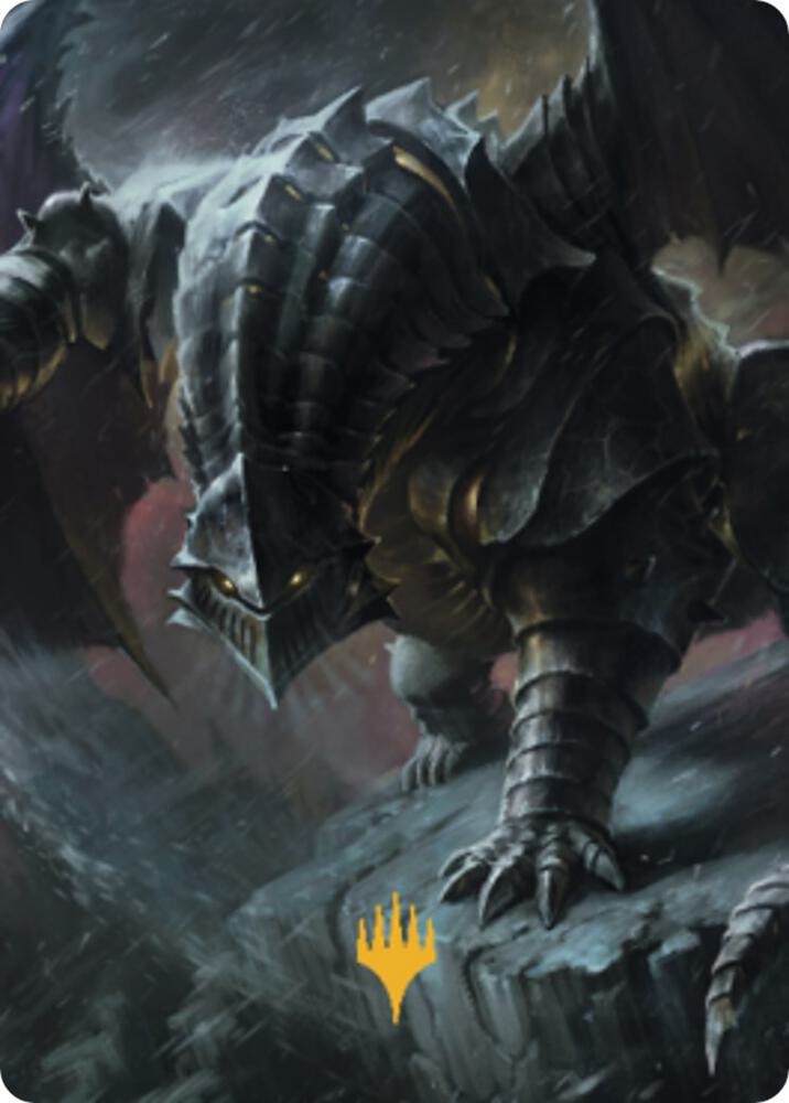 Chardalyn Dragon Art Card Gold Stamped 9 (Art Series: Commander Legends: Battle for Baldur's Gate)  | Good Games Modbury