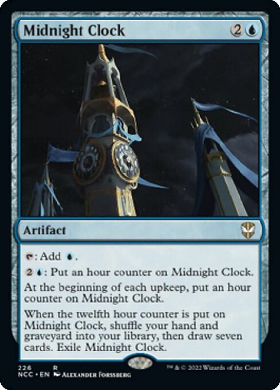 Midnight Clock 226 (Commander: Streets of New Capenna)  | Good Games Modbury