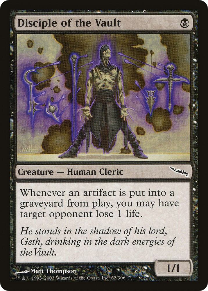 Disciple of the Vault 62/306 (Mirrodin)  - Foil | Good Games Modbury