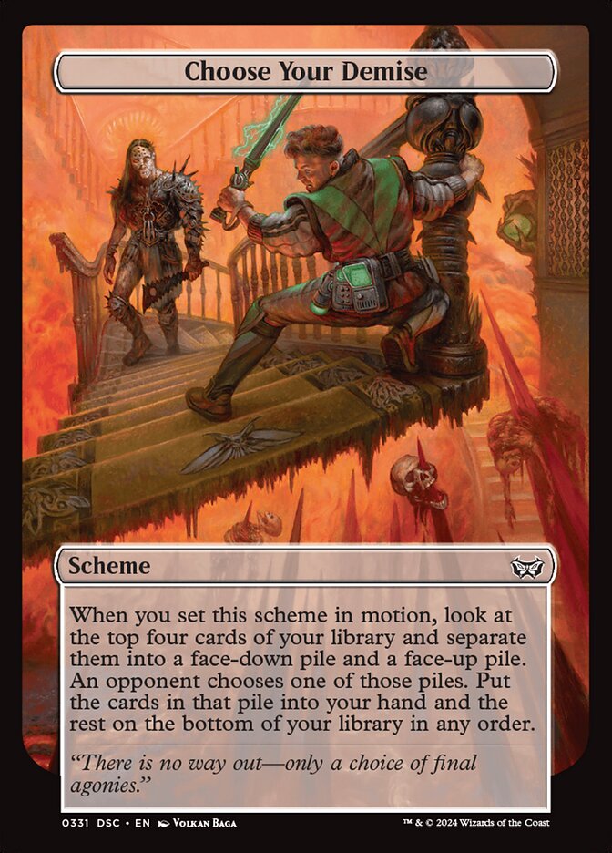 Choose Your Demise 331/40 (Archenemy: Duskmourn)  | Good Games Modbury