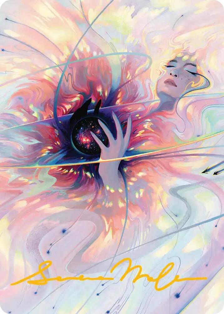 Beyond the Quiet Art Card Gold Stamped Signature 38 (Art Series: Edge of Eternities)  | Good Games Modbury