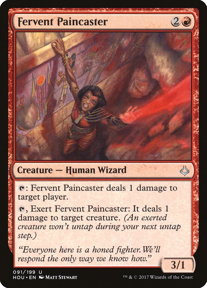 Fervent Paincaster 91/199 (Hour of Devastation)  - Foil | Good Games Modbury