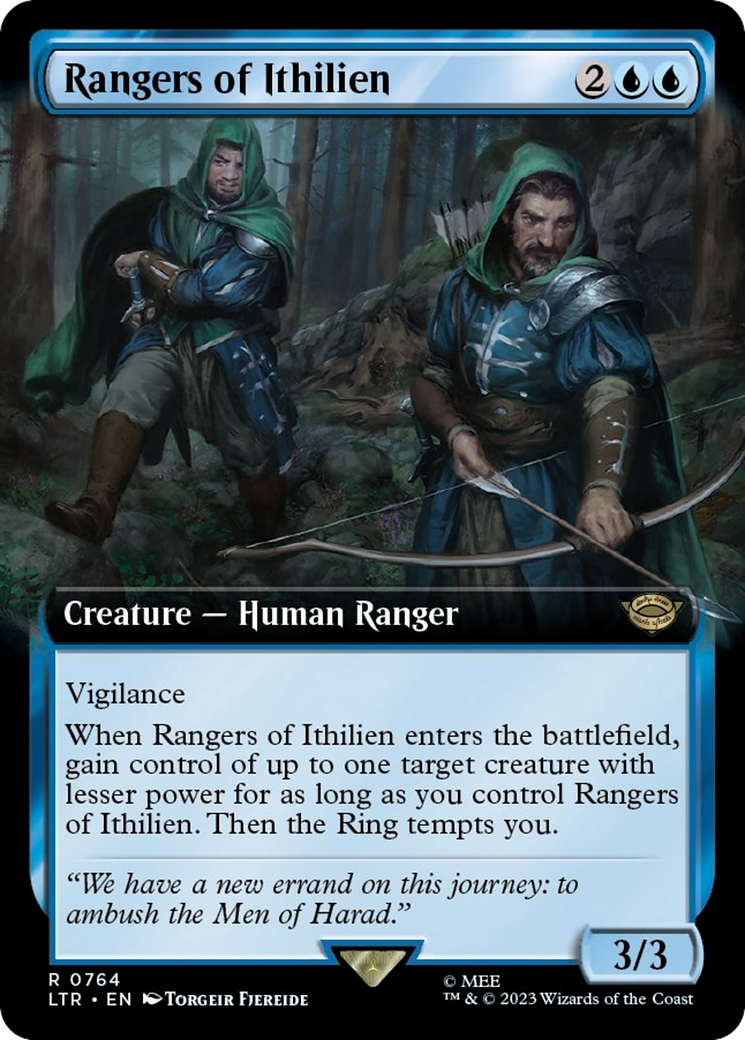 Rangers of Ithilien (Extended Art) (Burst Foil) [The Lord of the Rings: Tales of Middle-Earth] | Good Games Modbury