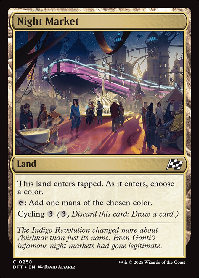 Night Market 258/291 (Aetherdrift)  - Foil | Good Games Modbury