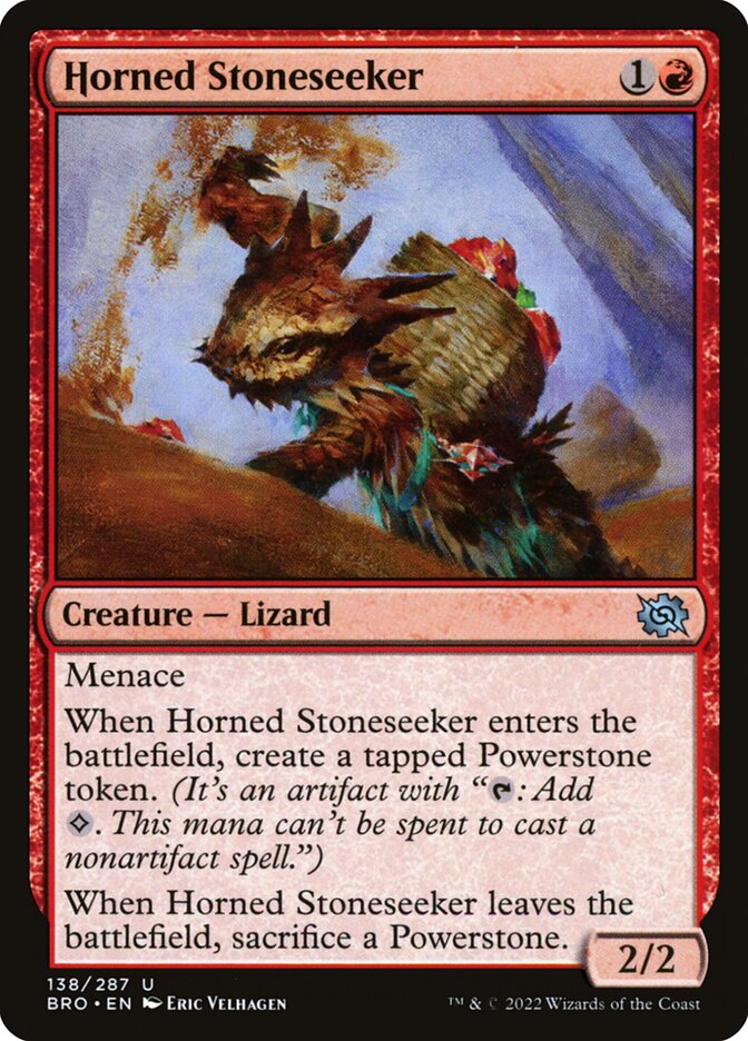 Horned Stoneseeker 138/287 (The Brothers' War)  | Good Games Modbury