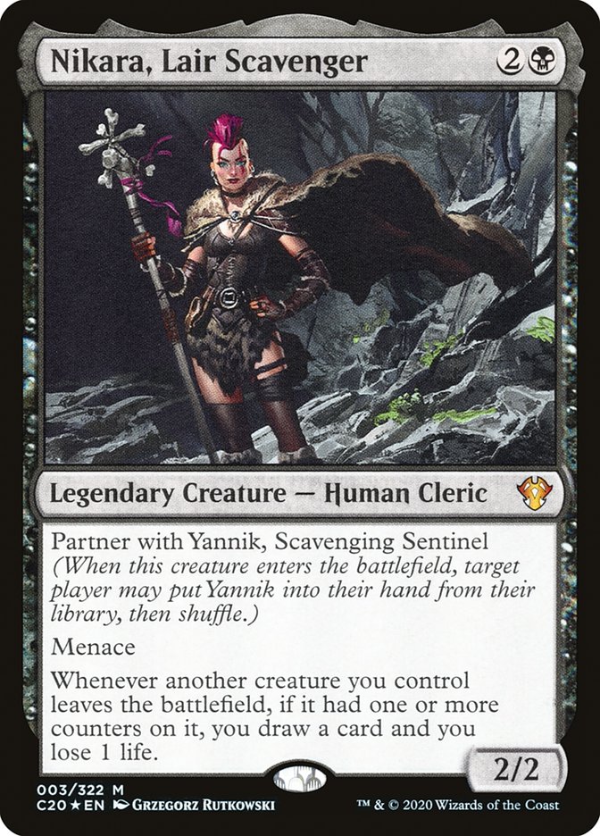 Nikara, Lair Scavenger 3/322 (Commander 2020)  - Foil | Good Games Modbury