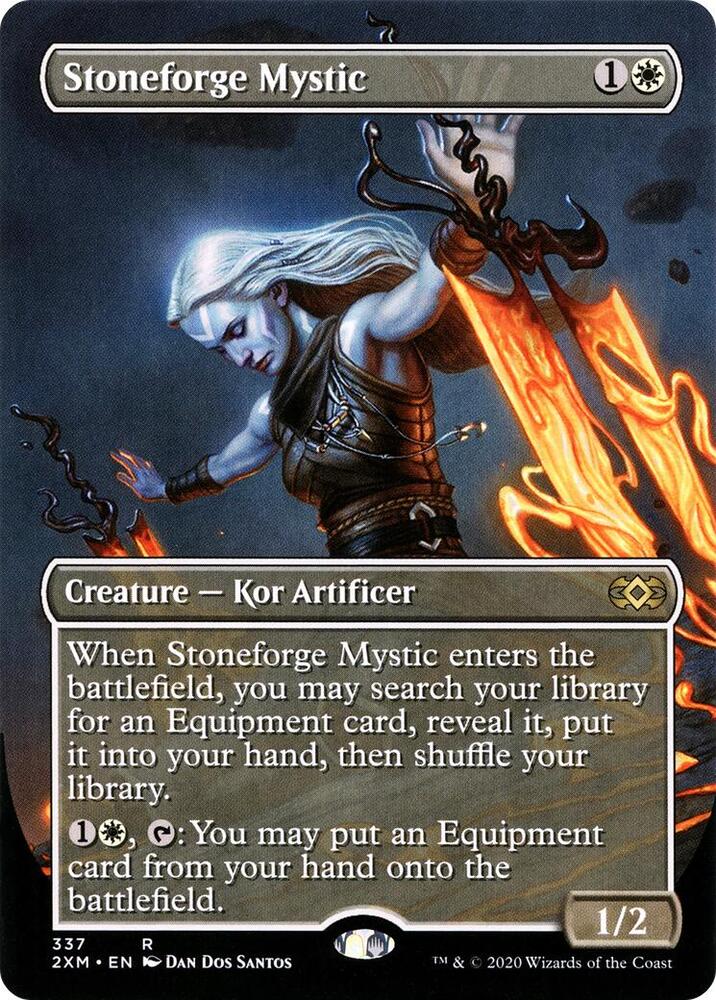 Stoneforge Mystic 337/332 (Double Masters)  - Borderless Foil | Good Games Modbury