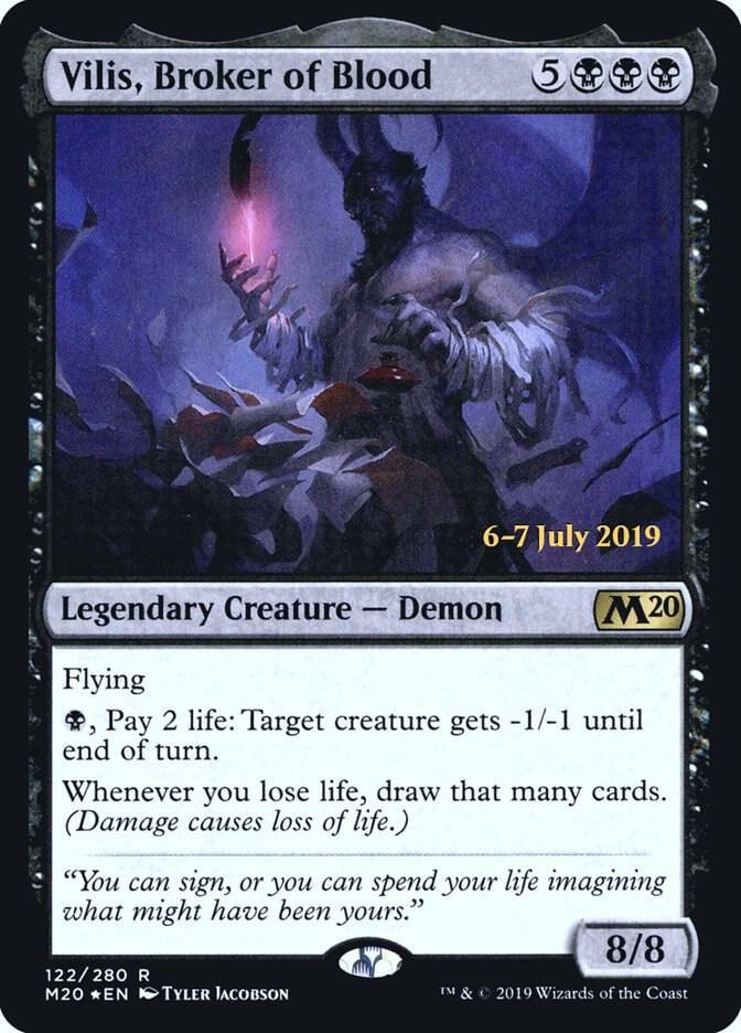 Vilis Broker of Blood 122s/144 (Prerelease Cards)  - Foil | Good Games Modbury