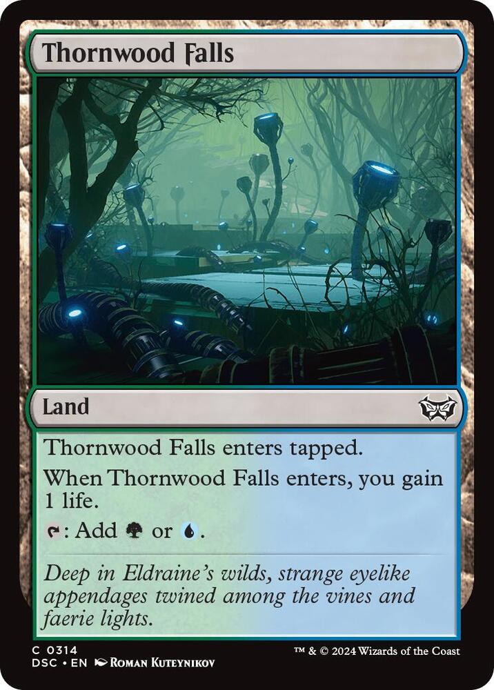 Thornwood Falls 314/40 (Commander: Duskmourn: House of Horror)  | Good Games Modbury