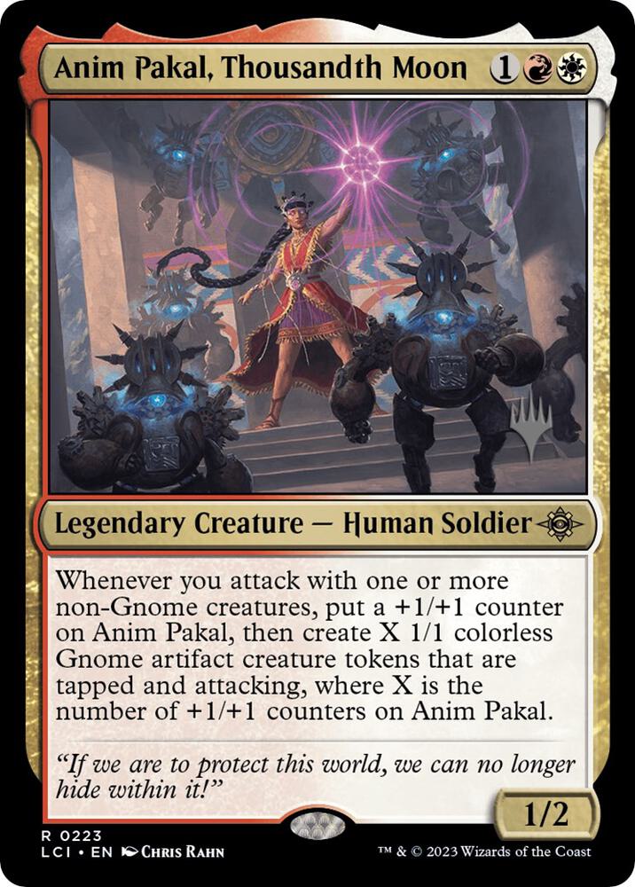 Anim Pakal Thousandth Moon 223p/138 (Promo Pack: The Lost Caverns of Ixalan)  - Foil | Good Games Modbury