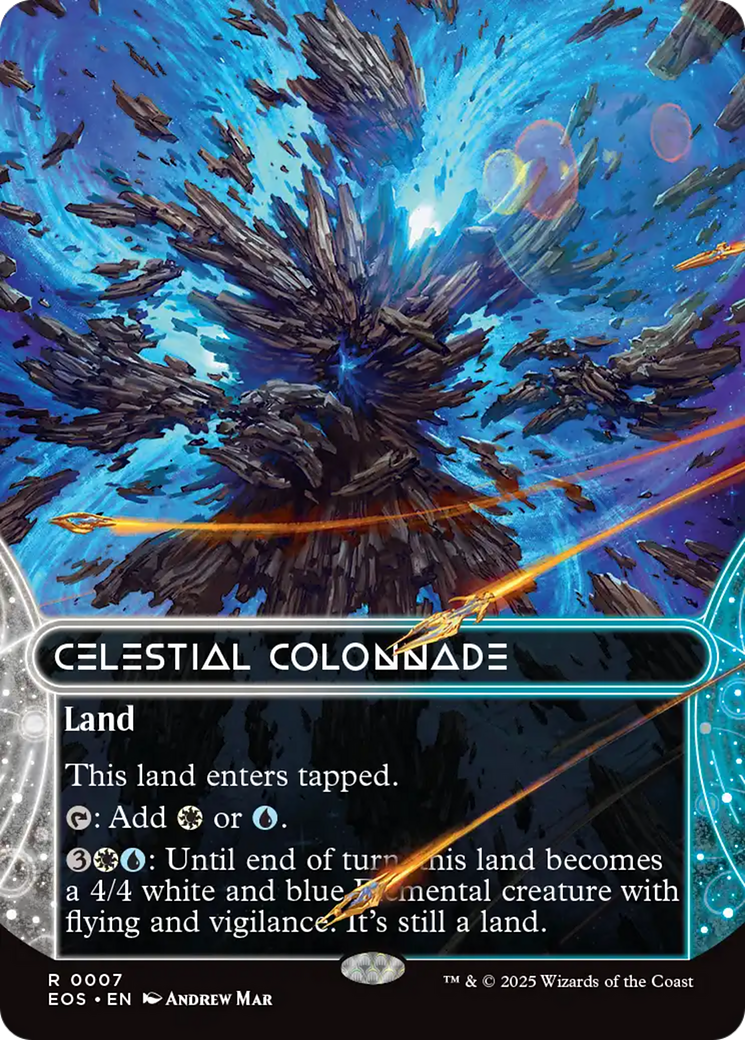 Celestial Colonnade (0007) (Borderless) [Edge of Eternities: Stellar Sights] | Good Games Modbury