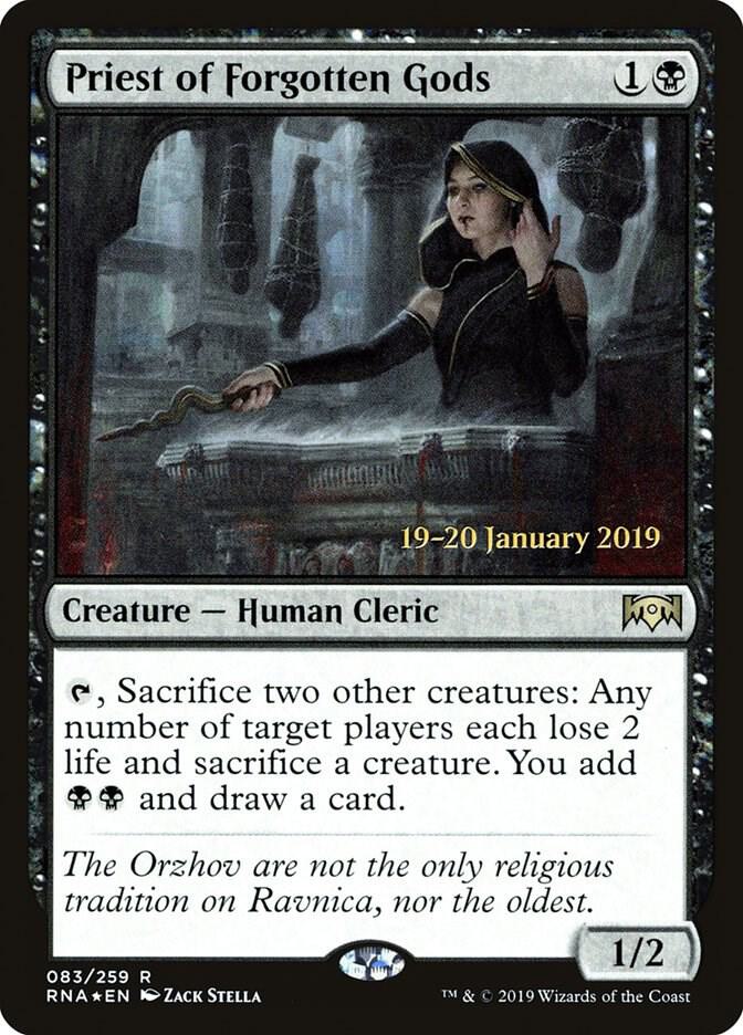 Priest of Forgotten Gods 83s/81 (Prerelease Cards)  - Foil | Good Games Modbury