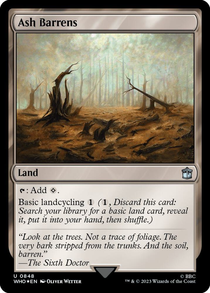 Ash Barrens 848/331 (Universes Beyond: Doctor Who)  - Surge Foil | Good Games Modbury