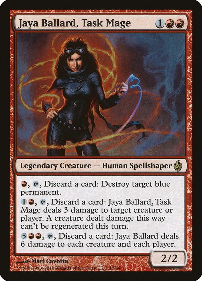 Jaya Ballard, Task Mage 10/34 (Premium Deck Series: Fire and Lightning)  - Foil | Good Games Modbury