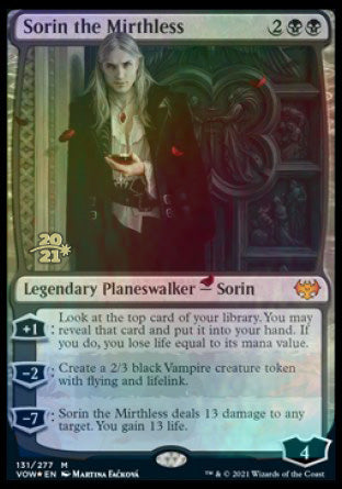Sorin the Mirthless [Innistrad: Crimson Vow Prerelease Promos] | Good Games Modbury