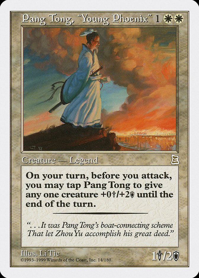 Pang Tong, "Young Phoenix" 14/180 (Portal Three Kingdoms)  | Good Games Modbury