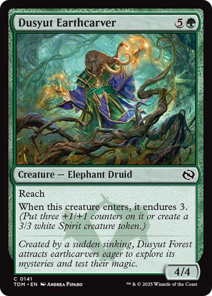 Dusyut Earthcarver [Tarkir: Dragonstorm] | Good Games Modbury