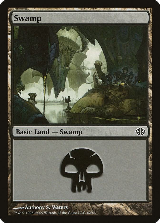 Swamp 62 62/63 (Duel Decks: Garruk vs. Liliana)  | Good Games Modbury