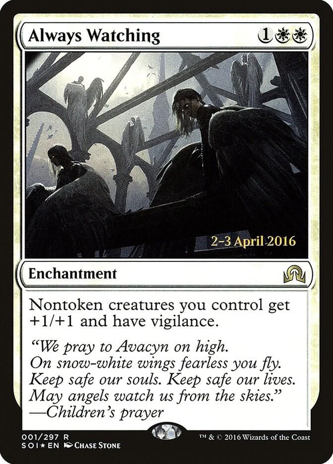 Always Watching 1s/89 (Prerelease Cards)  - PreRelease Foil | Good Games Modbury
