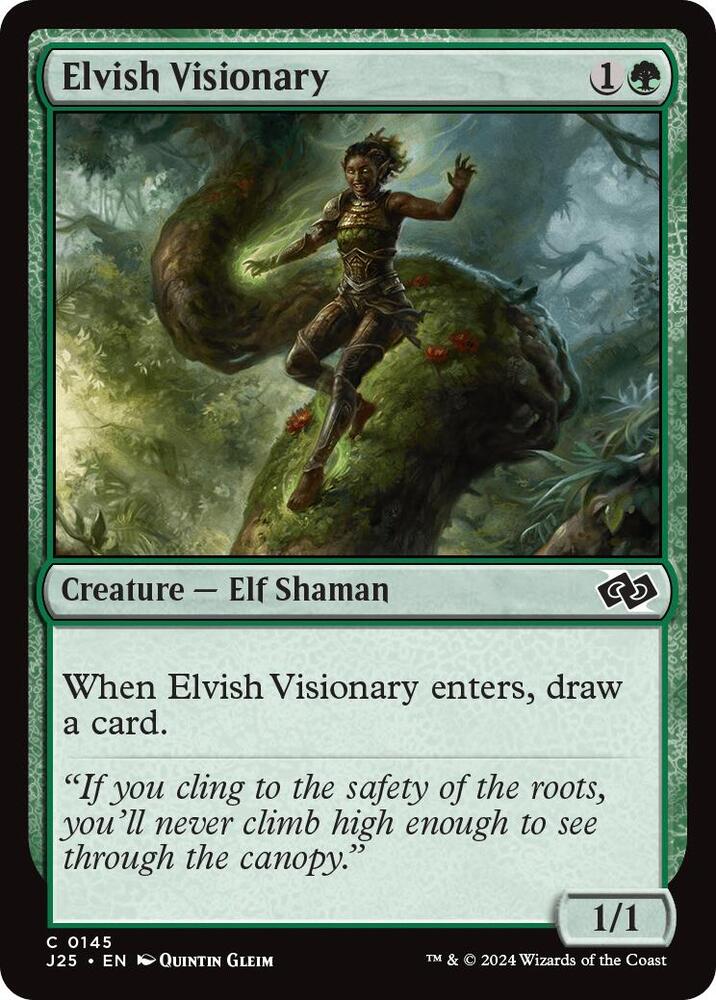 Elvish Visionary 145/779 (Foundations Jumpstart)  | Good Games Modbury